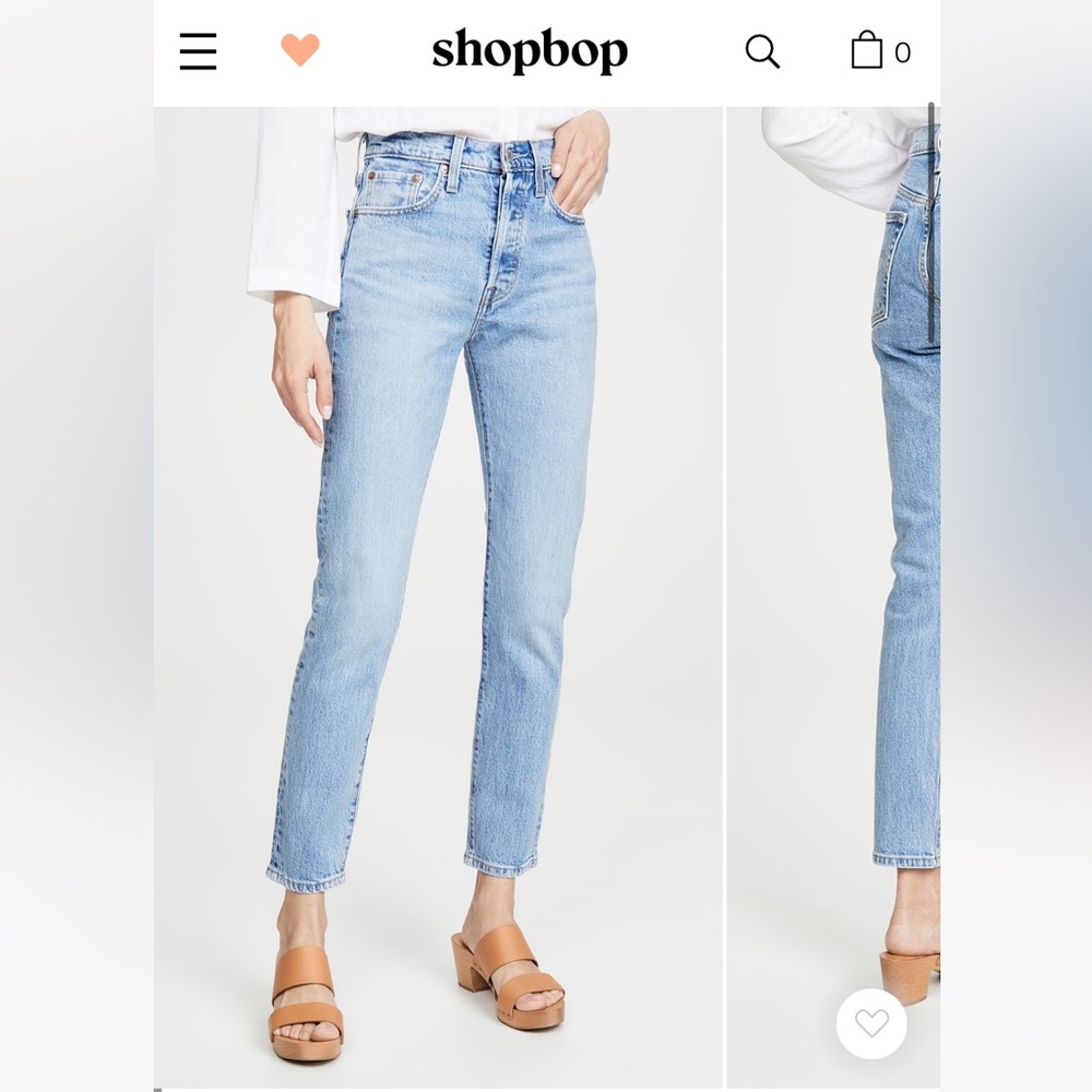 Levi’s 501 Skinny jeans -like new (washed never worn) Light Blue Denim Jeans